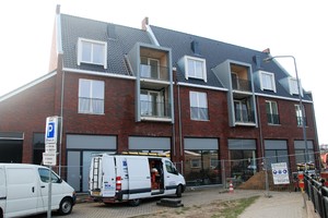 Tijdens de bouw