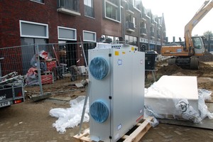 Tijdens de bouw