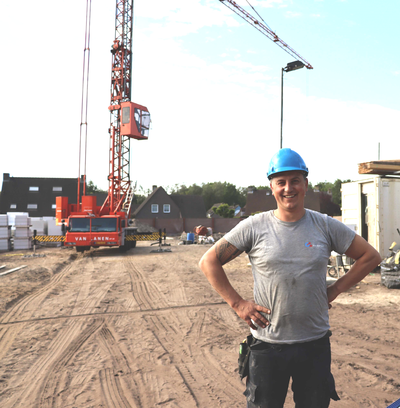 Koen aan begin project St.Anthonis