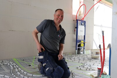 Twan aan de slag in Horst